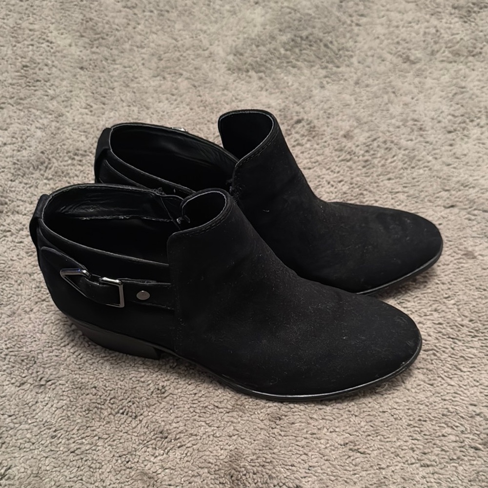 Xappeal Black Ankle Booties with Sleek Minimalist Design
